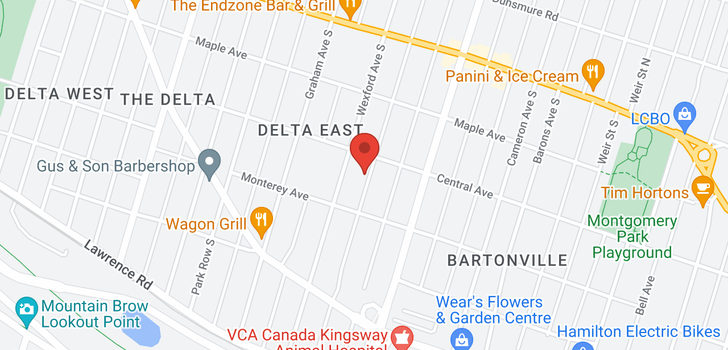 map of 130 HUXLEY Avenue S